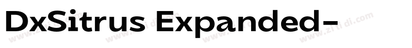 DxSitrus Expanded字体转换